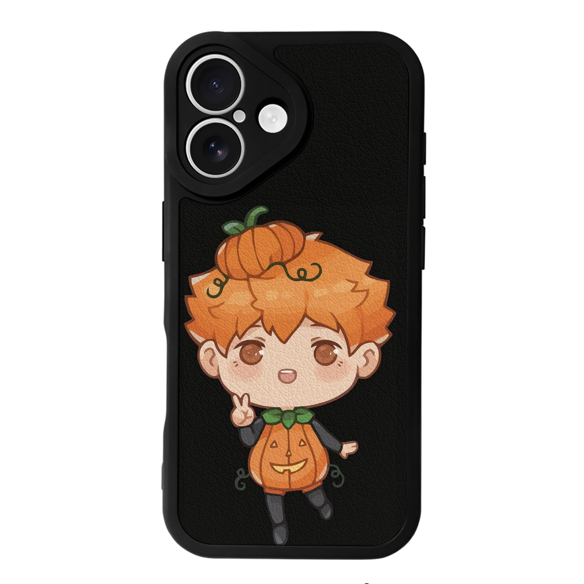 （画像用） ハイキュー!! Haikyu!! 【iPhone 16シリーズ対応】シリコンスマホケース（レザー調） 材質：シリコン